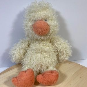 Jellycat Dixie Duck Plush Soft Toy Stuffed Animal 12" Yellow Fluffy